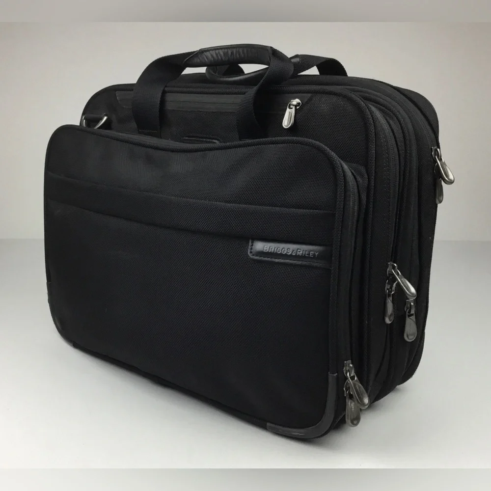 Briggs & Riley Expandable Briefcase @Work Ultimate Big Screen Laptop Bag Cabin